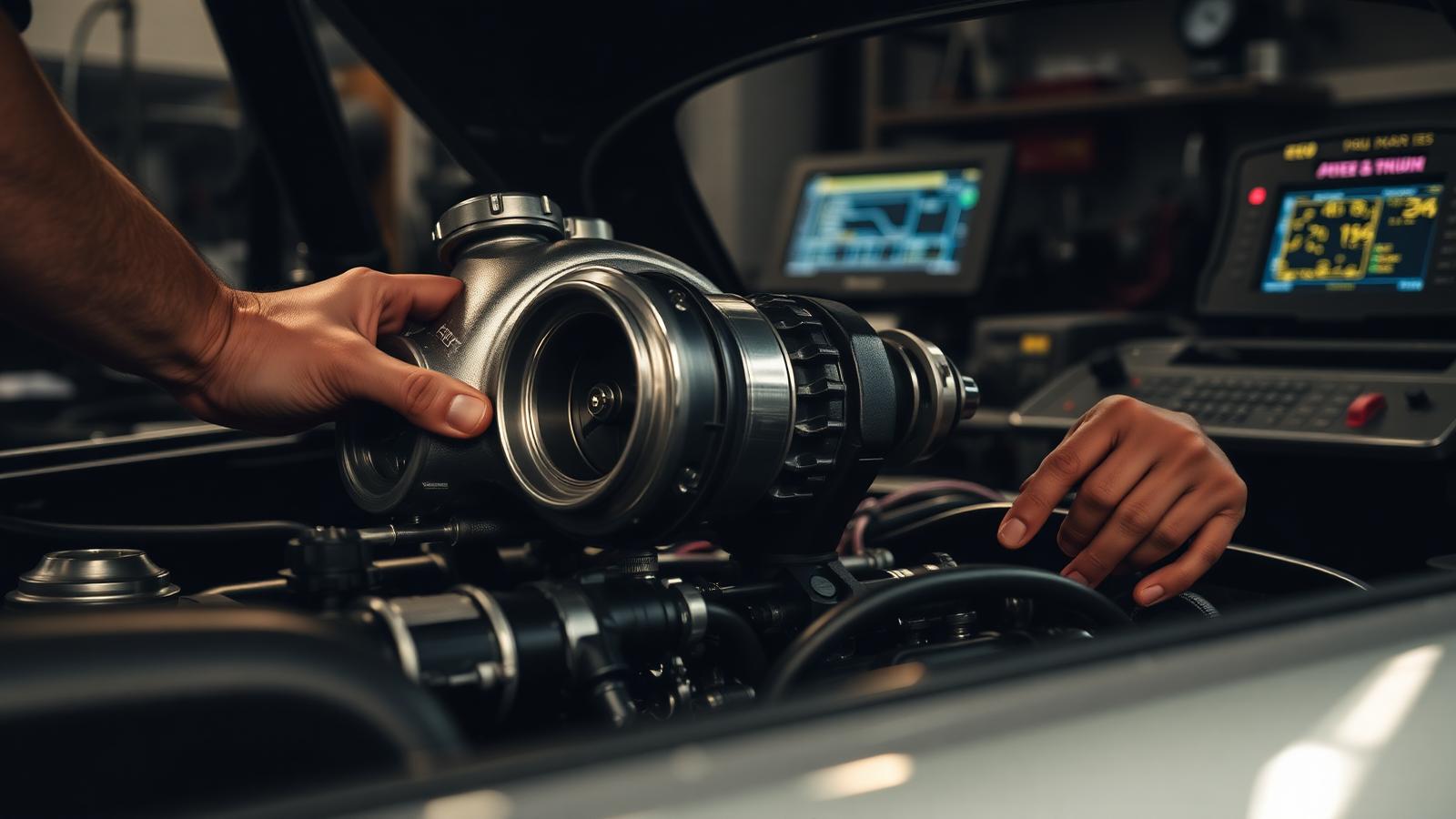 Detalle de motor y turbo